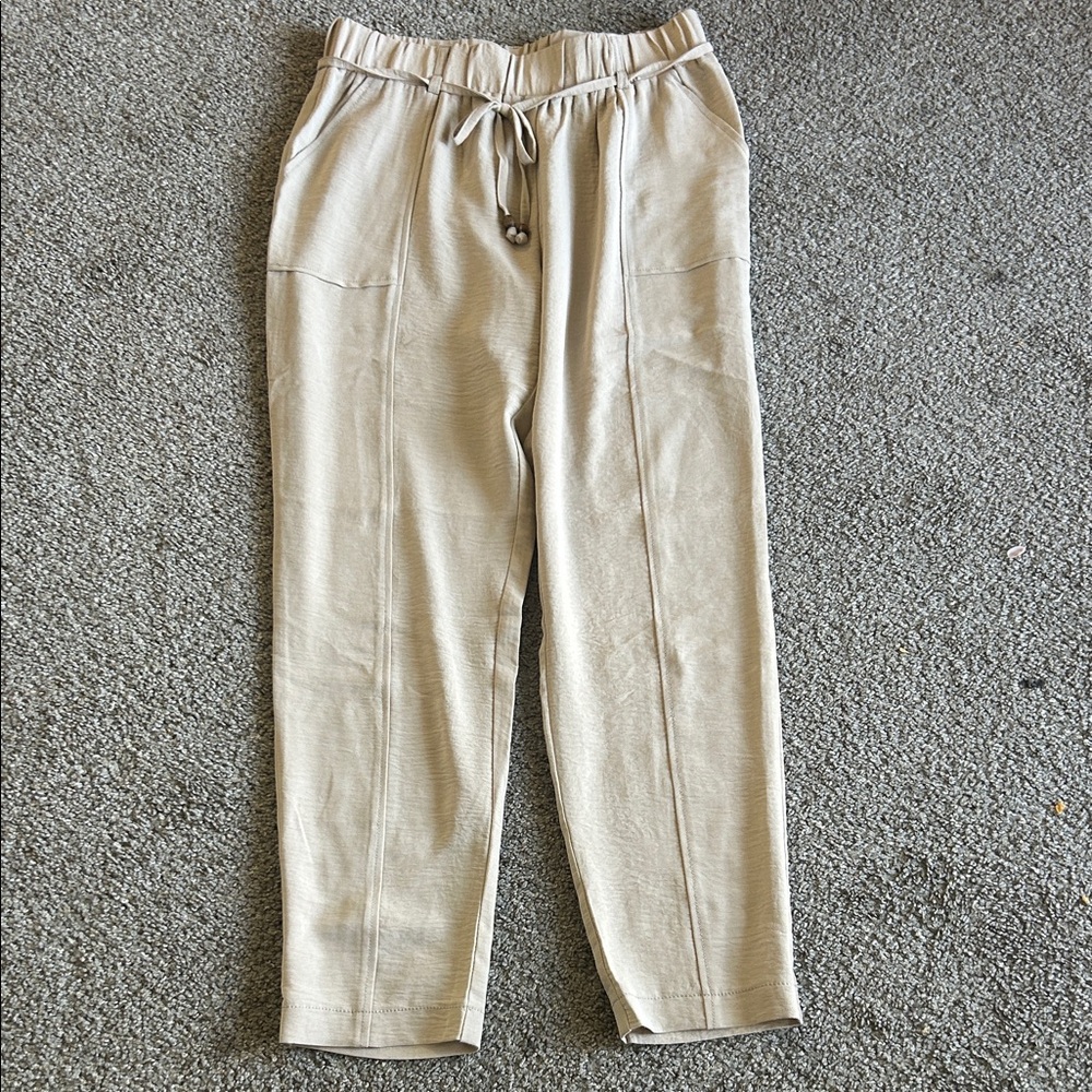 Soho Apparel Women's Tan Asymmetrical Dress